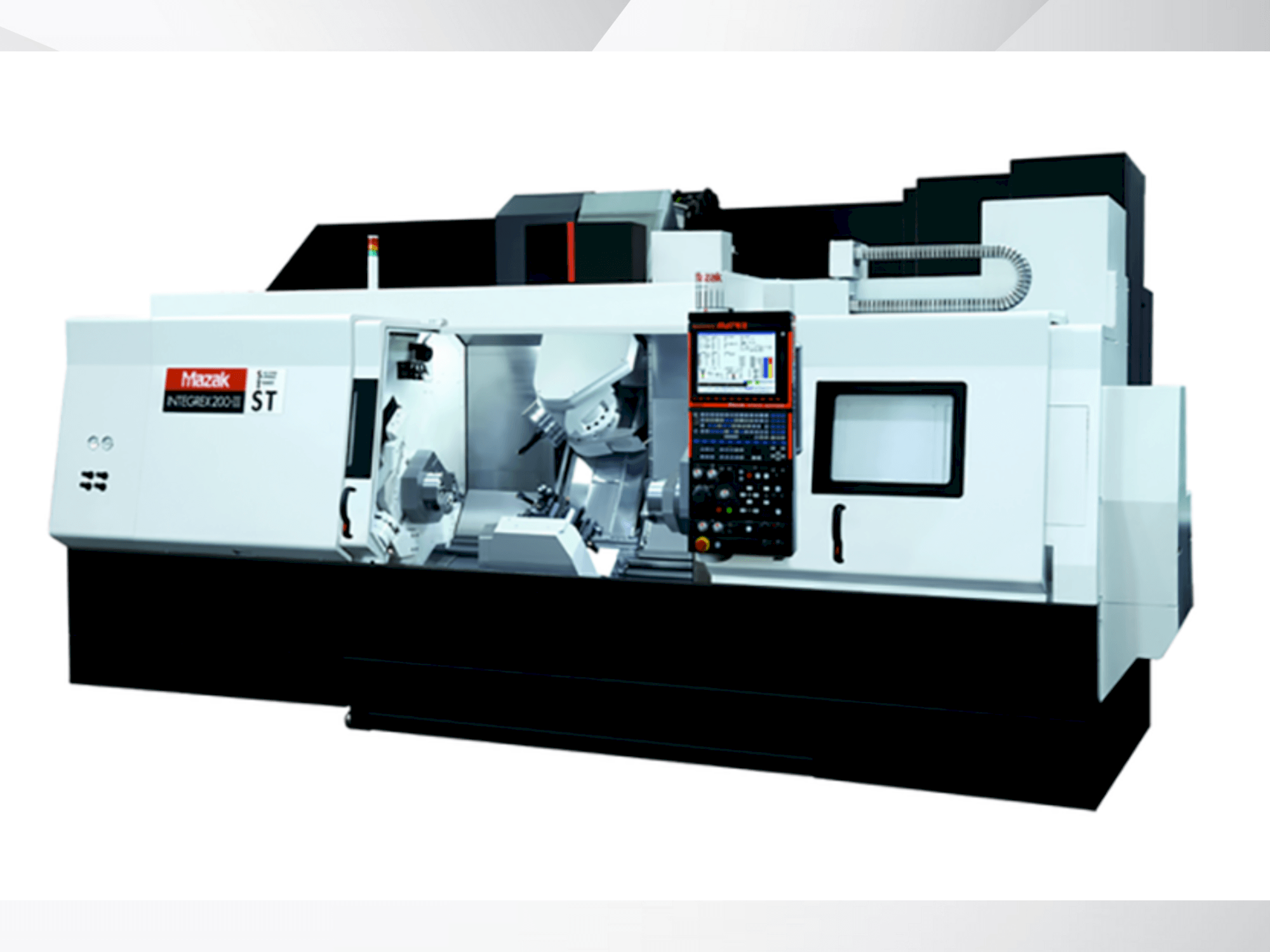 Vista Frontal  da Mazak Integrex 200 IV ST  máquina