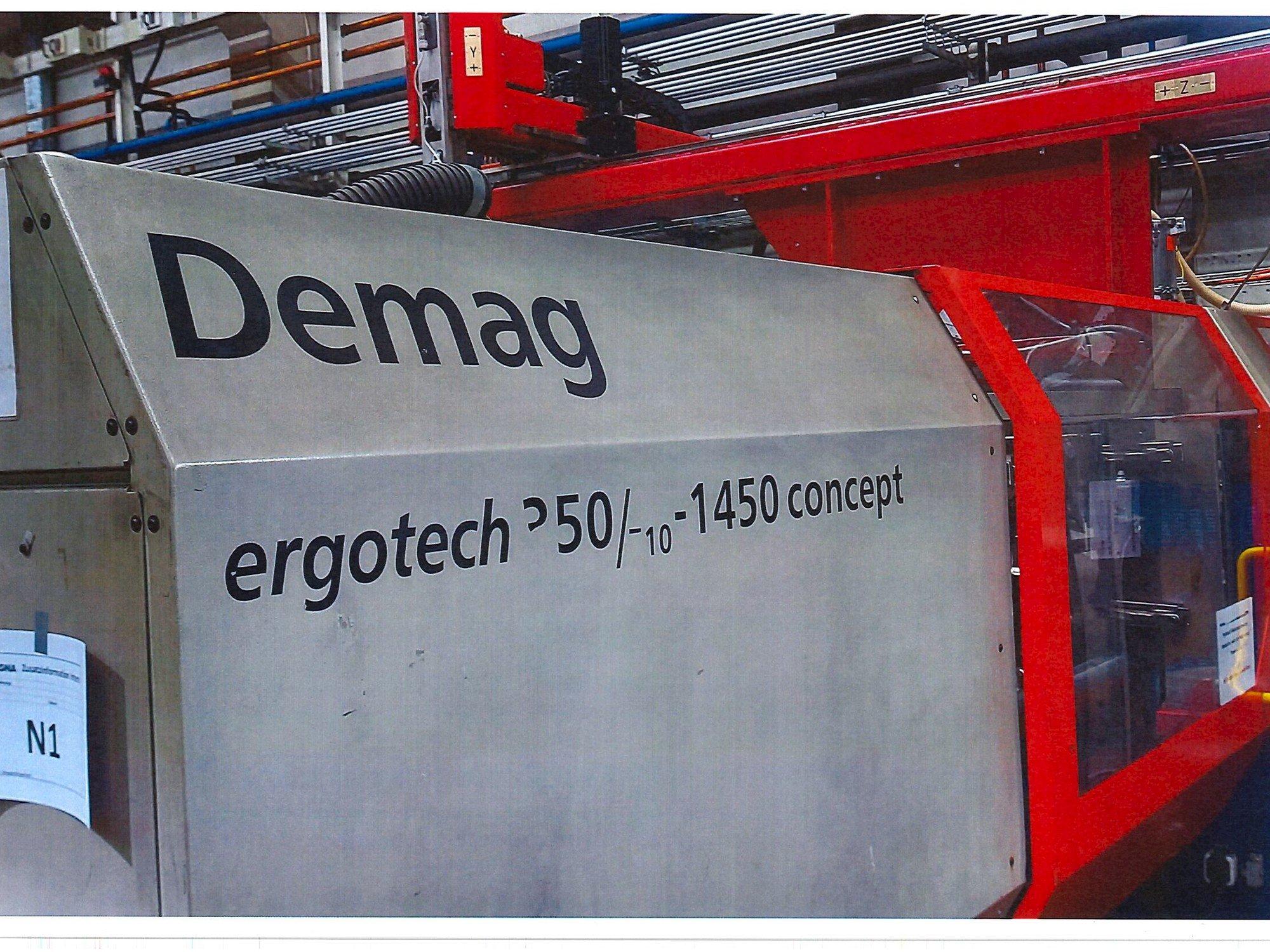 Vista Frontal  da DEMAG ergotech 350/710-1450 concept  máquina