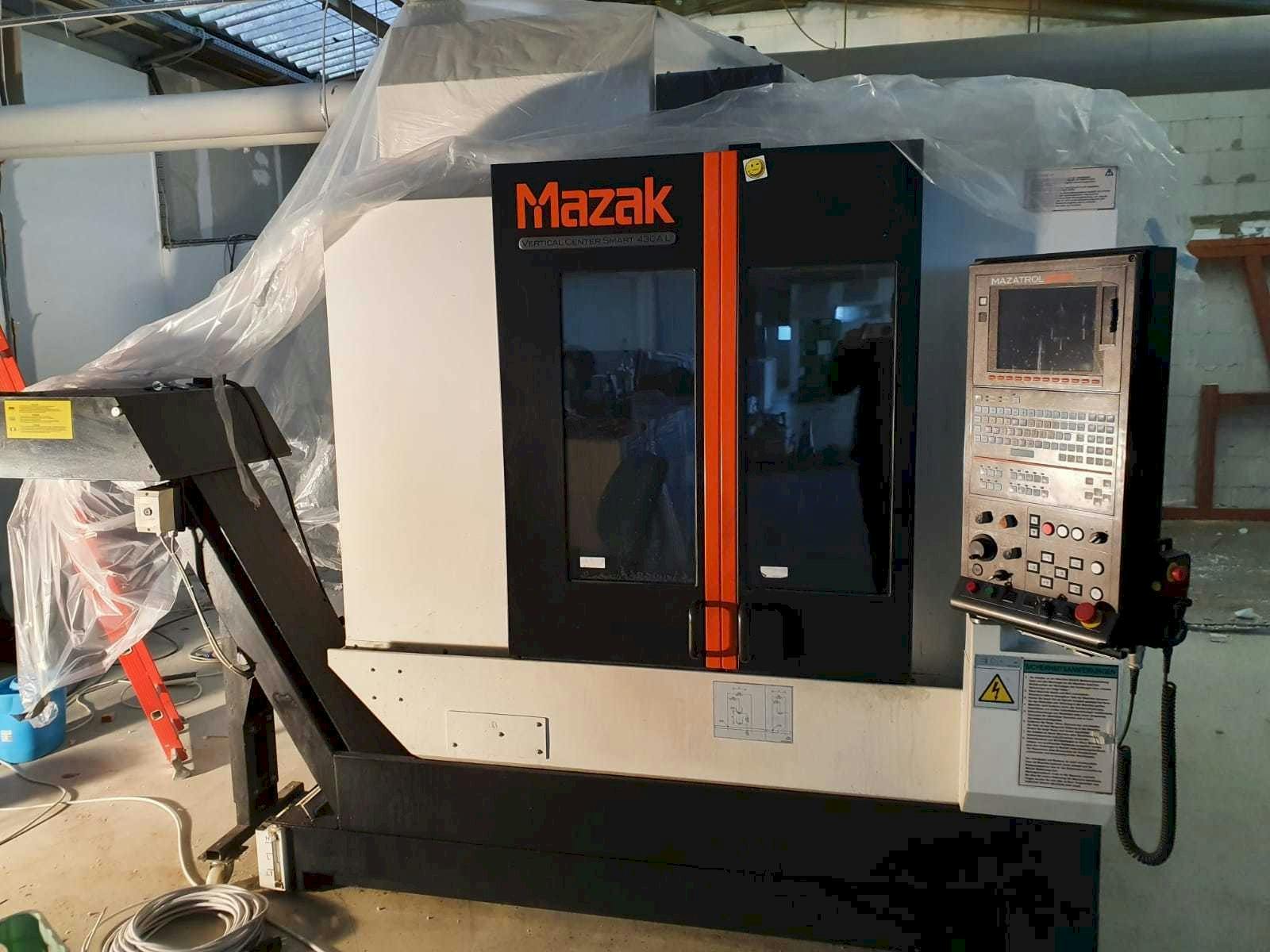 Vista Frontal  da Mazak VCS 430A L  máquina